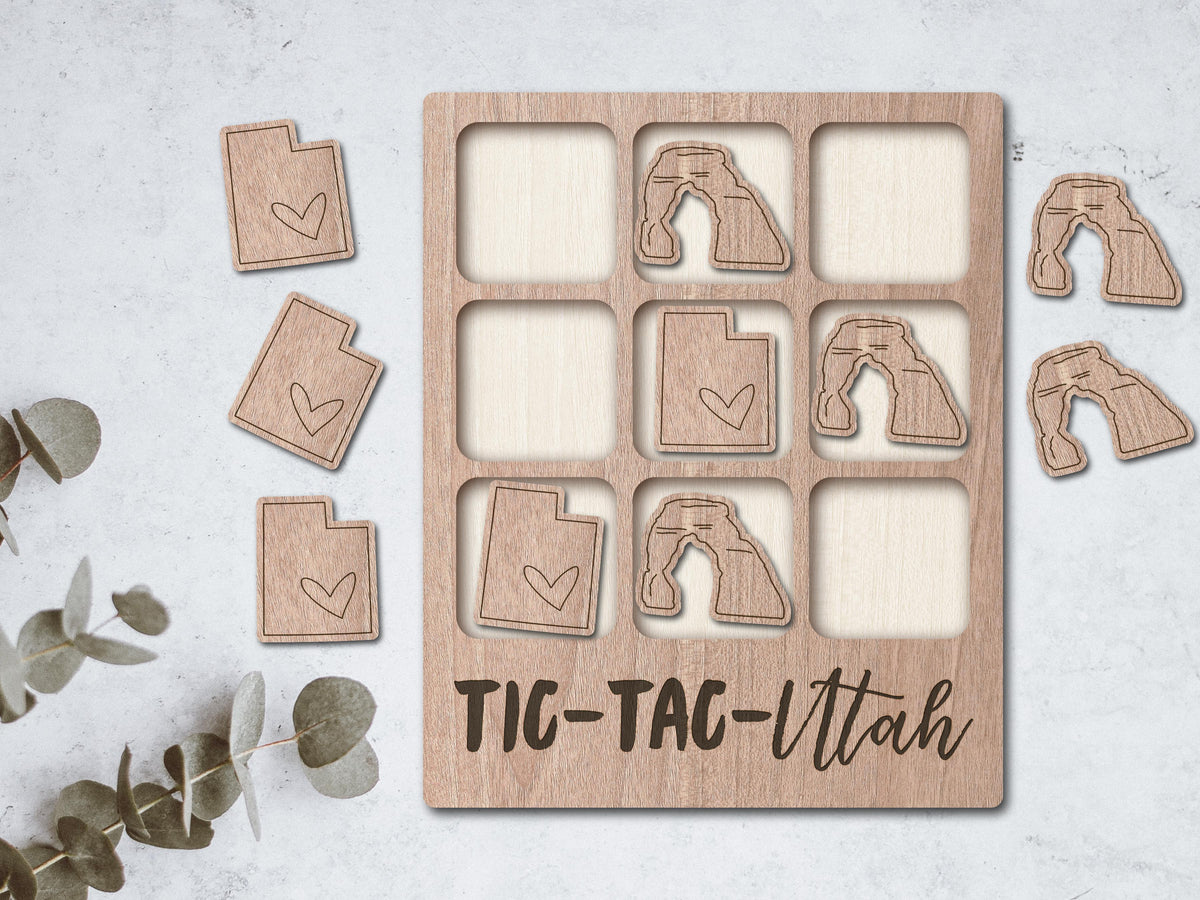 Vegan Tic-Tac-Toe Toast Game